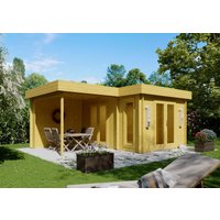 Fjordholz Flachdach Gartenhaus Modell Wendy 28