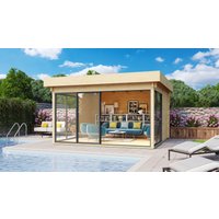 Fjordholz Gartenhaus Alu Concept 44 H