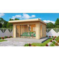 Fjordholz Gartenhaus Alu Concept 70 E