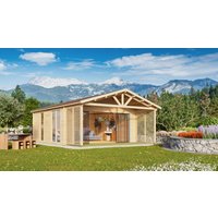 Fjordholz Gartenhaus Alu Concept Arosa 44 C