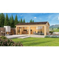 Fjordholz Gartenhaus Alu Concept Jara 44 B