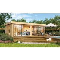 Fjordholz Gartenhaus Alu Concept Lounge 44 B