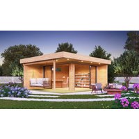 Fjordholz Gartenhaus Alu Concept Relax 44 A