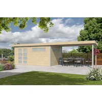 Gartenhaus Alu-Line Modell Kasuko-XL + 400 cm Anba| Rabatt: 26%