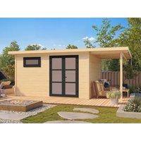 Fjordholz Gartenhaus Modell Alu Line 28-E| Rabatt: 26%