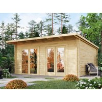 Fjordholz Gartenhaus Modell Berlin 70 D Modern mit