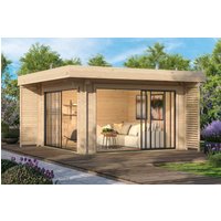 Fjordholz Gartenhaus Modell Bobby 44 Alu