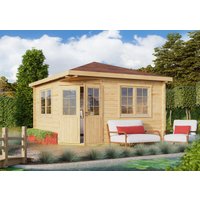 Fjordholz Gartenhaus Modell Fargo 70 A| Rabatt: 26%|4x4m