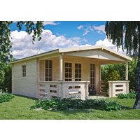 Fjordholz Gartenhaus Modell Franjo 44 C| Rabatt: 26%|6x4m