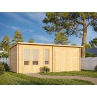 Fjordholz Gartenhaus Modell Gardenstore 28 B, Natu