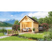 Fjordholz Gartenhaus Modell Glarus 70