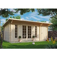 Fjordholz Gartenhaus Modell Jacob 44 C mit Abstell