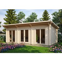 Fjordholz Gartenhaus Modell Jacob 90 H| Rabatt: 26%|7x5m