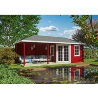 Fjordholz Gartenhaus Modell Kiano 44 E| Rabatt: 26%|6x4m