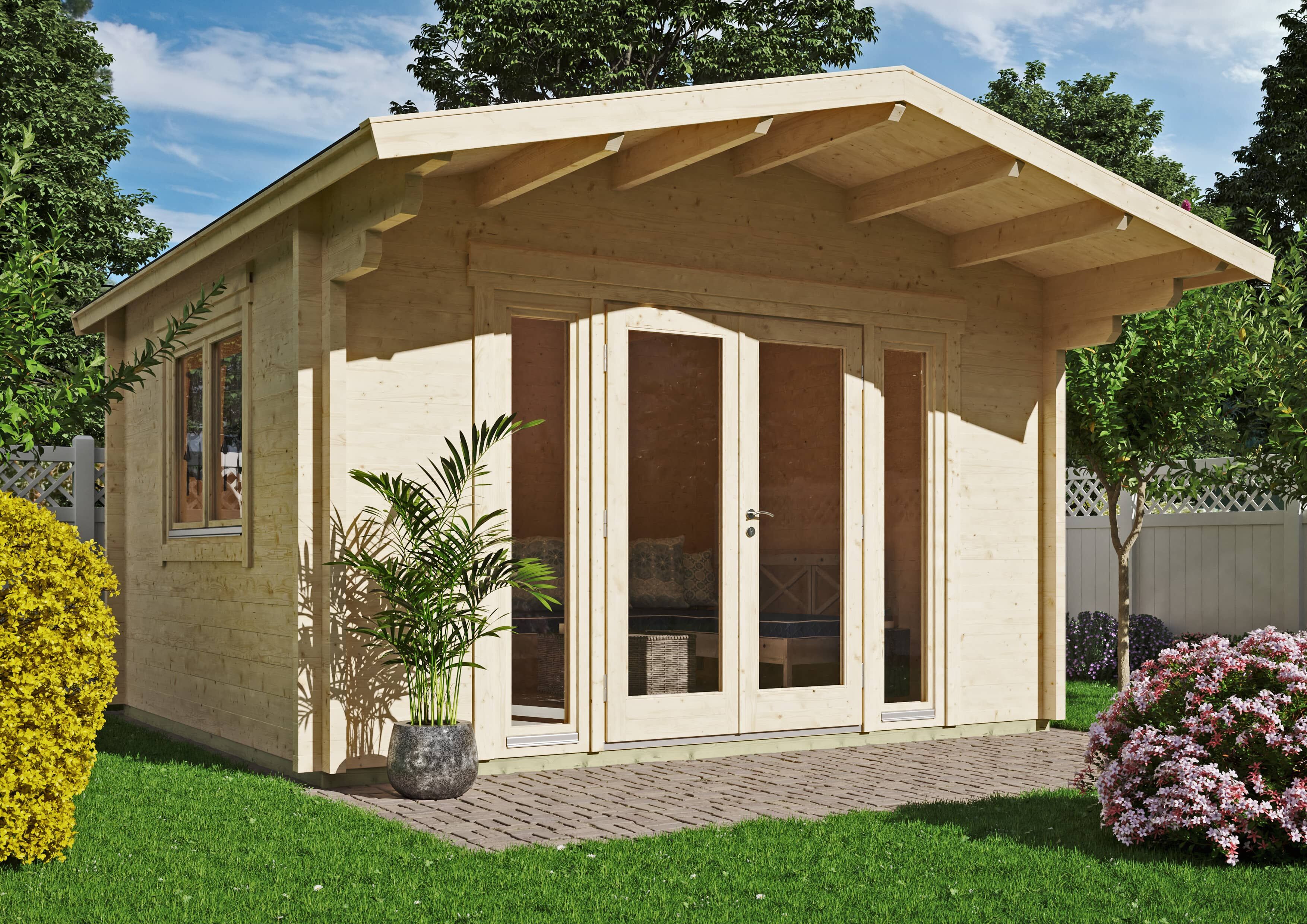 Fjordholz Gartenhaus Modell Kim 70 E