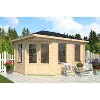Fjordholz Gartenhaus Modell Lisa 44 B Klassik