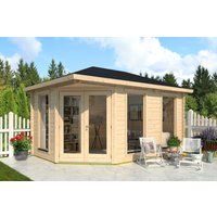 Fjordholz Gartenhaus Modell Lisa 44 B Modern