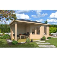 Fjordholz Gartenhaus Modell Lisa 44 D Klassik| Rabatt: 26%|5x3m