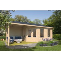 Fjordholz Gartenhaus Modell Lisa 44 F Klassik| Rabatt: 26%|6x4m
