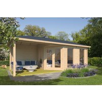 Fjordholz Gartenhaus Modell Lisa 44 F Modern| Rabatt: 26%|6x4m