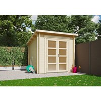 Fjordholz Gartenhaus Modell Max 44 B| Rabatt: 26%|3x3m