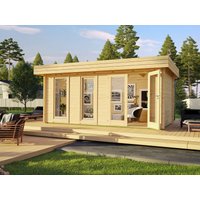 Fjordholz Gartenhaus Modell Miriam 44 B Modern