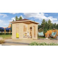 Fjordholz Gartenhaus Modell Nelly 44 D