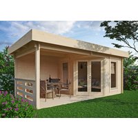 Fjordholz Gartenhaus Modell Nora 44 D Modern