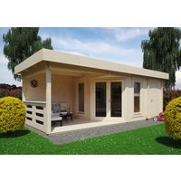Fjordholz Gartenhaus Modell Nora 44 E Modern
