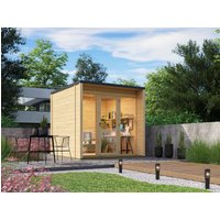 Fjordholz Gartenhaus Modell Office Box Größe S nat