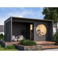 Fjordholz Gartenhaus Modell Office Box Größe XXS +