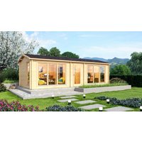 Fjordholz Gartenhaus Modell Officehouse 70| Rabatt: 26%|6x4m