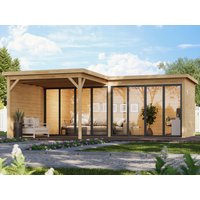Fjordholz Gartenhaus Modell Office IsoSlide 9 VD| Rabatt: 26%