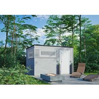 Fjordholz Gartenhaus Modell Q-BIC Modern 44 C