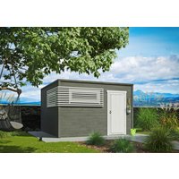 Fjordholz Gartenhaus Modell Q-BIC Modern 44 D