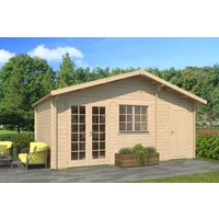 Fjordholz Gartenhaus Modell Rolf 44 D