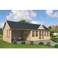 Fjordholz Gartenhaus Modell Teehaus Kensington 44| Rabatt: 26%|8x4m