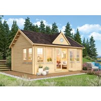 Fjordholz Gartenhaus Modell Teehaus Leeds 44| Rabatt: 26%|5x4m