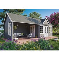 Fjordholz Gartenhaus Modell Teehaus Westminster 44| Rabatt: 26%|8x4m