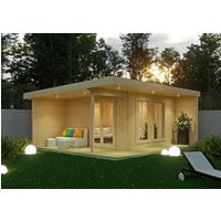 Fjordholz Gartenlounge Modell Klaus 44| Rabatt: 26%|6x4m