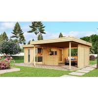 Fjordholz Gartenlounge Modell Romie 70| Rabatt: 26%|6x4m