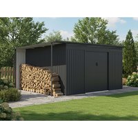 Metall Gerätehaus Modell Berlin 11,93 m²| Rabatt: 26%|4x3m