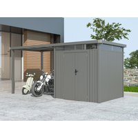 Metall Gerätehaus Modell Style 4,45 m² Spar-Set 1| Rabatt: 35%|3x2m