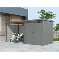 Metall Gerätehaus Modell Style 4,45 m² Spar-Set 2| Rabatt: 32%|3x2m