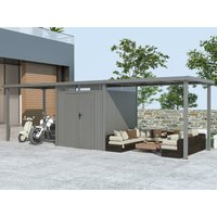 Metall Gerätehaus Modell Style 4,45 m² Spar-Set 3| Rabatt: 37%|4x3m