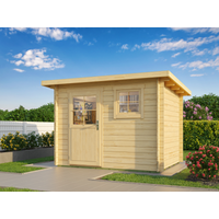 Fjordholz Pultdach Gartenhaus Modell Ezra 2B