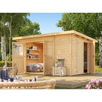 Fjordholz Pultdach Gartenhaus Modell Ezra 3L