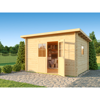 Fjordholz Pultdach Gartenhaus Modell Ezra 4E
