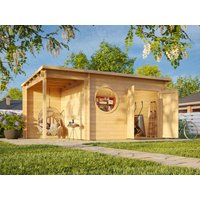 Fjordholz Pultdach Gartenhaus Modell Ezra 4O