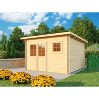 Fjordholz Pultdach Gartenhaus Modell Ezra 5F